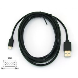 microUSBケーブル A-micro 2m ABM-20