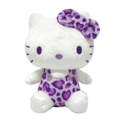 KTH-ON2-PP サンリオキャラクターズ お座りぬいぐるみ ハローキティ ヒョウ柄シリーズ パープル