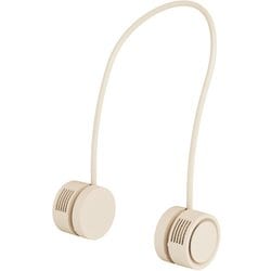くるくるネックファン USB-C充電 風量3段階 ベージュ YNG-KRNF161-BE