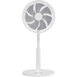 リビング扇風機 PDシリーズ DCモーター 30cm7枚羽根 左右自動首振り 風量10段階 モバイルバッテリー対応 温度センサー搭載 ワイヤレスフルリモコン ホワイト RLX-SAP030-W
