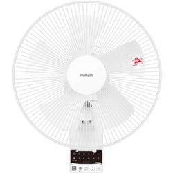 壁掛け式扇風機 DCモーター 30cm5枚羽根 立体首振り リモコン付き YWRX-BGD306-W