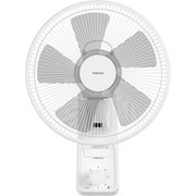 壁掛け扇風機 30cm5枚羽根 引き紐タイプ YWT-E301-W