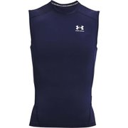 ヒートギアアーマー コンプレッション スリーブレス シャツ メンズ フィットネス ノースリーブ MidnightNavy/White(410) XXLサイズ 1361522