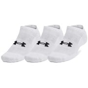 トレーニングコットンノーショーソックス ユニセックス フィットネス ソックス White/White/Black(100) SMサイズ(23-25cm) 3足セット 1386313