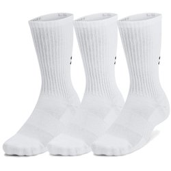 トレーニングコットンクルーソックス ユニセックス フィットネス ソックス White/White/Black（100） LGサイズ（27-29cm） 3足セット 1386311