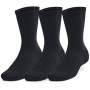 トレーニングコットンクルーソックス ユニセックス フィットネス ソックス Black/Black/White(001) SMサイズ(23-25cm) 3足セット 1386311