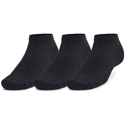 トレーニングコットンローカットソックス ユニセックス フィットネス ヨガ ソックス Black/Black/White（001） MDサイズ（25-27cm） 3足セット 1386312