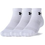 トレーニングコットンクオーターソックス ユニセックス フィットネス ヨガ ソックス White/White/Black(101) LGサイズ(27-29cm) 1386372