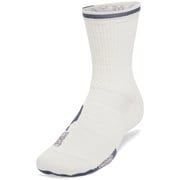 アーマードライプレーメーカーミッドクルーソックス ユニセックス バスケットボール ソックス White Quartz/Downpour Gray(114) MDサイズ(25-27cm) 1376229