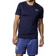 ヒートギア フィッティド ショートスリーブシャツ メンズ フィットネス 半袖シャツ Midnight Navy(410) XLサイズ 1387941