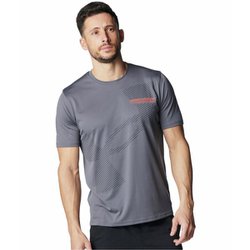 テック エクストララージロゴ ショートスリーブ Tシャツ メンズ ランニングウェア シャツ Castlerock（025） MDサイズ 6003948