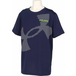 テックスーパービッグロゴショートスリーブTシャツ キッズ トップス 半袖 Midnight Navy/White（410） YXLサイズ 6001338