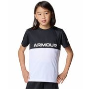 テックカラーブロックTシャツ&ショーツセット キッズ 上下セット Black/White/White(001) YMDサイズ 6001343