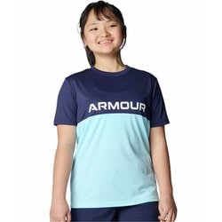 テックカラーブロックTシャツ&ショーツセット キッズ 上下セット Midnight Navy/Stream（410） YXLサイズ 6001343