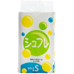 シュフレ 55m 12ロール シングル [トイレットペーパー]