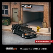 T64G-057-BK 1/64 Mercedes-Benz 190 E 2.5-16 EVO 1 Blue-Black metallic [ダイキャストミニカー]