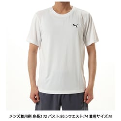 ESS スモールプーマロゴポリTシャツ メンズ ランニングウェア シャツ PUMA WHITE（02） Sサイズ 687561