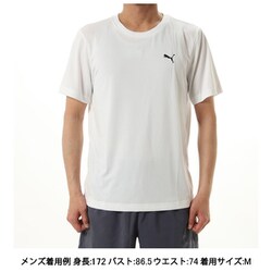 ESS スモールプーマロゴポリTシャツ メンズ ランニングウェア シャツ PUMA WHITE（02） Lサイズ 687561