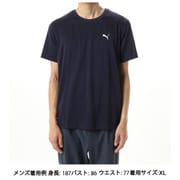 ESS スモールプーマロゴポリTシャツ メンズ ランニングウェア シャツ NEW NAVY(16) Mサイズ 687561