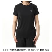 ESS プーマロゴポリTシャツ レディース ランニングウェア シャツ PUMA BLACK(01) XLサイズ 687606