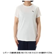 ESS プーマロゴポリTシャツ レディース ランニングウェア シャツ PUMA WHITE(02) Lサイズ 687606