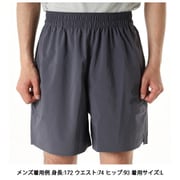TAD ESSENTIAL BIG LOGO メンズ ランニングウェア ショートパンツ GALACTIC GRAY(69) Mサイズ 527361