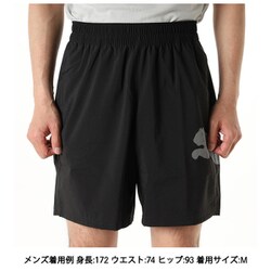 TAD ESSENTIAL BIG LOGO メンズ ランニングウェア ショートパンツ PUMA BLACK（01） XLサイズ 527361