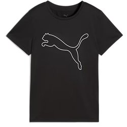 TADエッセンシャルロゴ レディース フィットネス ヨガ シャツ PUMA Black（01） XLサイズ 527332