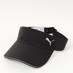 ランニングバイザー スポーツウェア サンバイザー PUMA BLACK（01） 026165