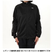 TADニットジャケット メンズ ランニングウェア ジャージ PUMA BLACK(01) XLサイズ 527030