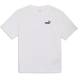 ESS MX NO1ロゴリラックス半袖Tシャツ レディース フィットネス ヨガ シャツ PUMA WHITE（02） Mサイズ 686914