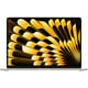 MacBook Air 15インチ Apple M4チップ(10コアCPU/10コアGPU)/SSD 512GB/メモリ 16GB/スターライト MW1K3J/A