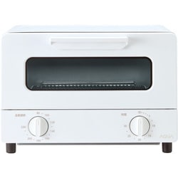 オーブントースター 2枚焼き ホワイト AQT-CS12T（W）