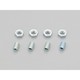 固定用イモネジセット Φ5×8mm×4、ナットΦ5×4 65077