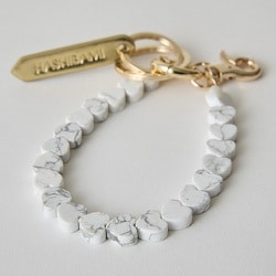 Ha2410-303HO [ハンドストラップ ハウライト ハート]