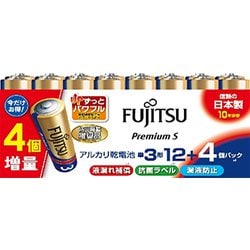 アルカリ乾電池 単3形 12＋4本パック LR6PS（12S＋4）2