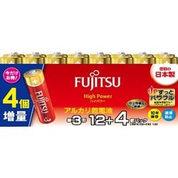アルカリ乾電池 単4形 12＋4本パック LR03PS（12S＋4）2