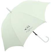 長傘 ワンポイントくすみカラー 58cm ノンビリエナガチャン 127080