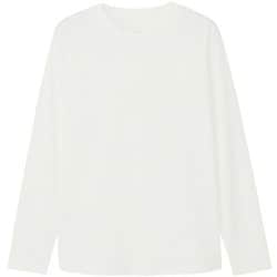 ロングスリーブワンポイントロゴティー レディース カットソー グレイッシュホワイト（GS） Mサイズ NTW32587