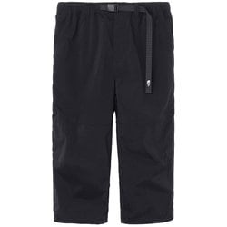 トリップクロップドパンツ ユニセックス 七分丈パンツ ブラック(K) Sサイズ NB32551