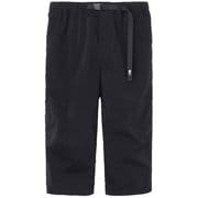 トリップクロップドパンツ ユニセックス 七分丈パンツ ブラック(K) Sサイズ NB32551