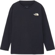 ロングスリーブサンシェードティー キッズ ラッシュガード ブラック（K） 140サイズ NTJ12565