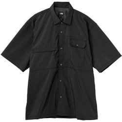 ショートスリーブトリップフィールドシャツ ユニセックス シャツ ブラック（K） XSサイズ NR22551