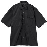 ショートスリーブトリップフィールドシャツ ユニセックス シャツ ブラック(K) XSサイズ NR22551