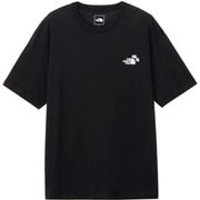 ショートスリーブフラワーロゴティー メンズ カットソー ブラック（K） Sサイズ NT32546