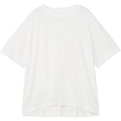 ショートスリーブラウンドヘムビッグティー レディース カットソー ホワイト（W） Mサイズ NTW32542