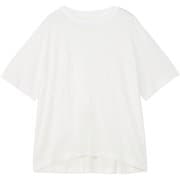 ショートスリーブラウンドヘムビッグティー レディース カットソー ホワイト(W) Mサイズ NTW32542
