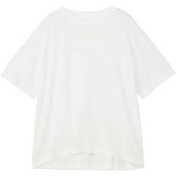 ショートスリーブラウンドヘムビッグティー レディース カットソー ホワイト（W） XLサイズ NTW32542