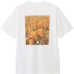 ショートスリーブフラッシュドライピクセルプラントコットンティー ユニセックス カットソー ホワイト（W） XLサイズ NT32549