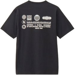 ショートスリーブフラッシュドライグローブグリッドコットンティー ユニセックス カットソー ブラック（K） Lサイズ NT32550